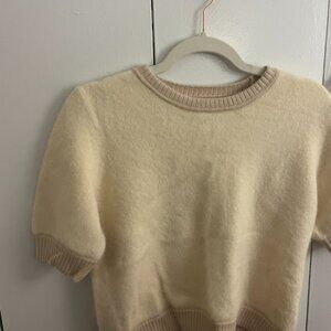 Short sleeve sweater business casual